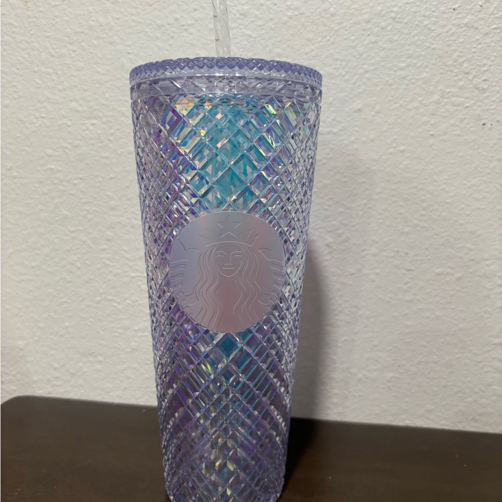 Starbucks Iridescent Tumbler with Straw